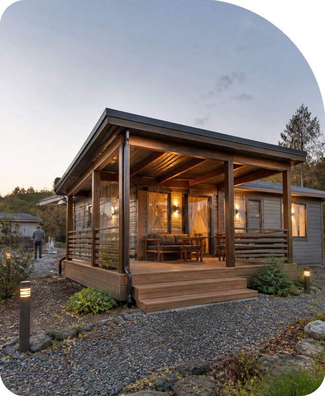 Домик с террасой под ключ в Алейске по цене от 773325 р. | РадиДОМА-Лук